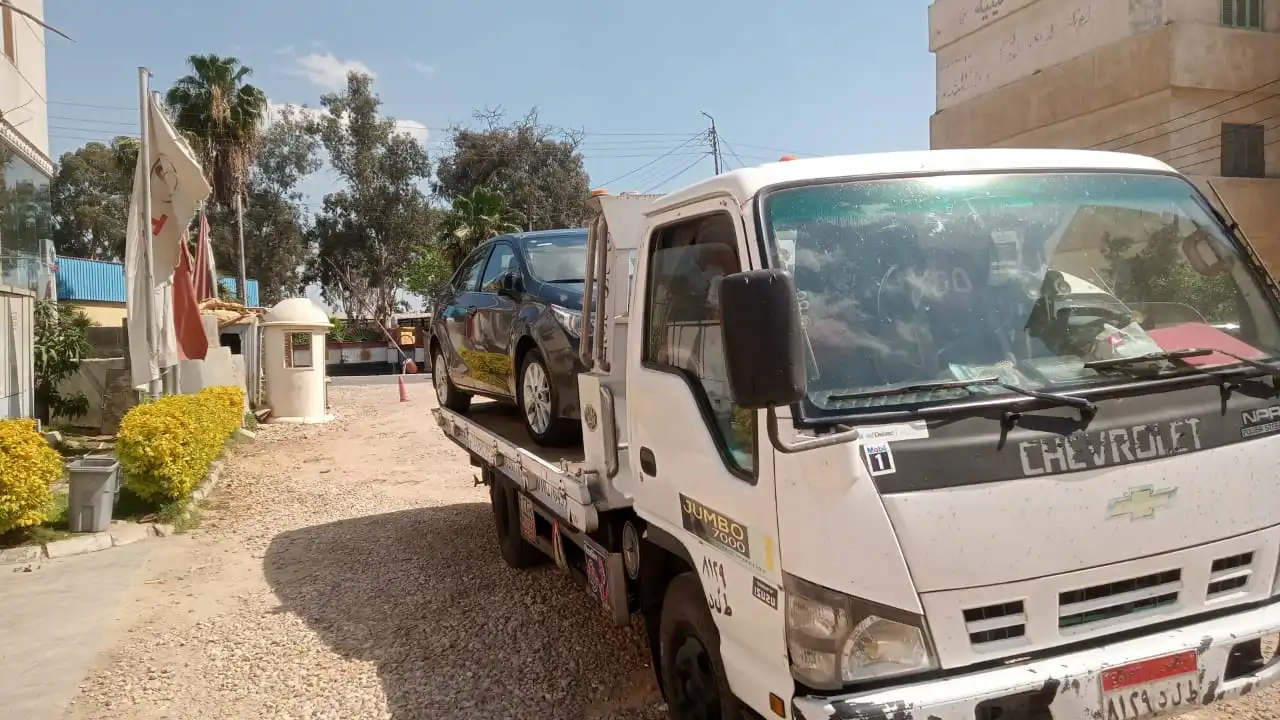 اسرع ونش انقاذ في القصاصين